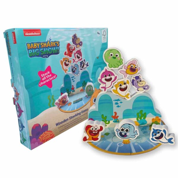 Baby Shark Wooden Balancing Stacking Toy for Kids