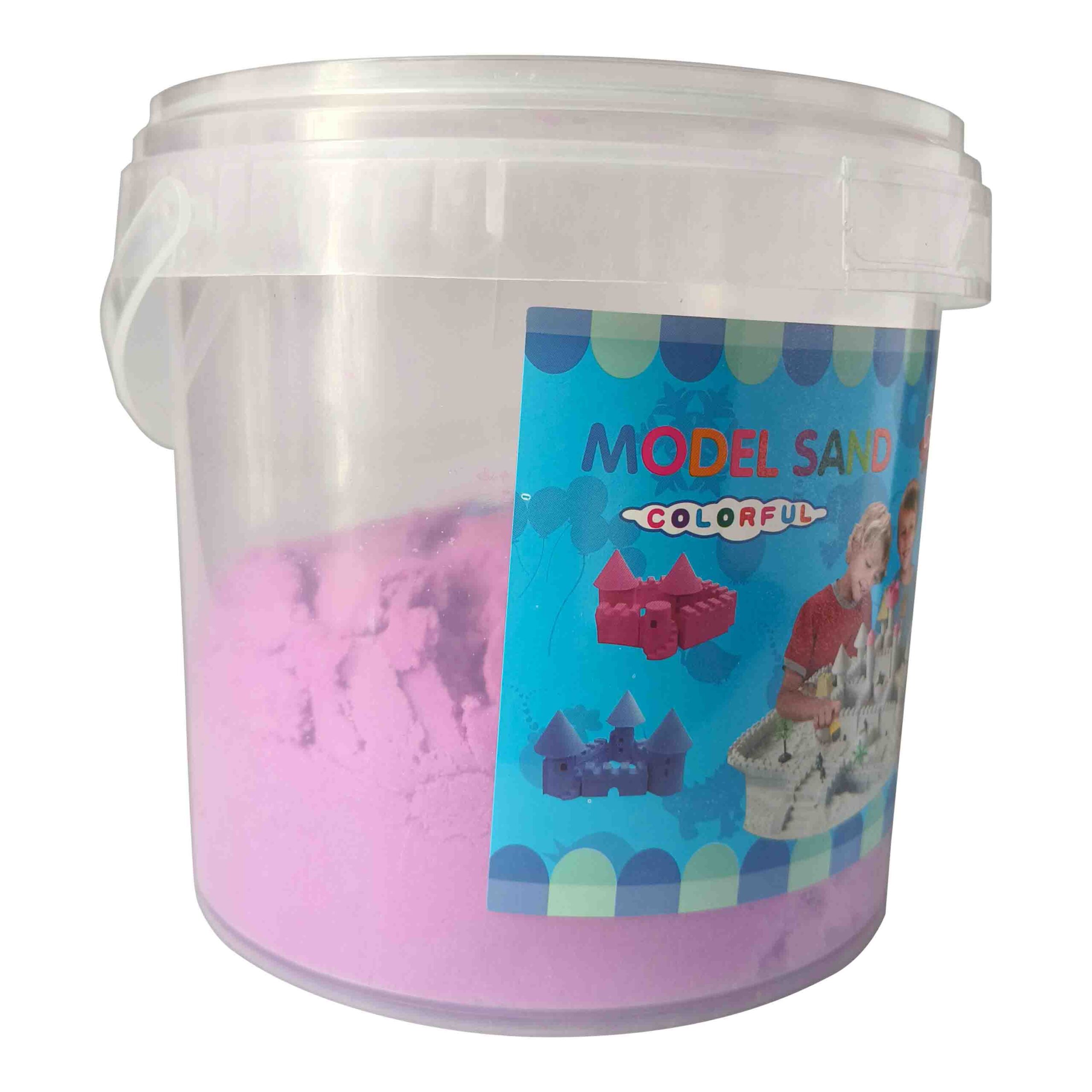 Magical Kinetic Sand Clay | Moldable 1KG in Tub along with 5 Mold for laying Non-Toxic, Non-Sticky, Soft & Never Dries (Multi color) - Image 2