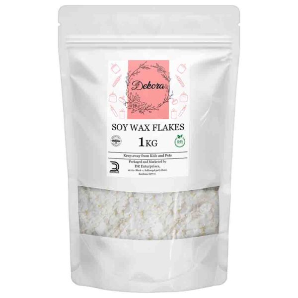 Dekora-Natural Soy Wax Flakes-Eco-Friendly Candle Making Delight