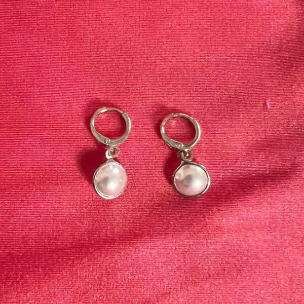 Mini Pearl ring earring for women and girls DRE73