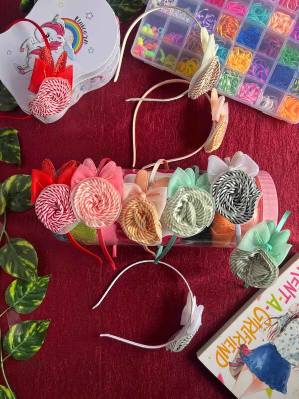 Kids Hair band with flower DRHA15