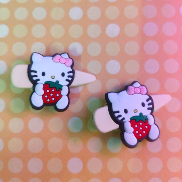 Kitty Cartoon clip for kids (1 pair) DRHA56